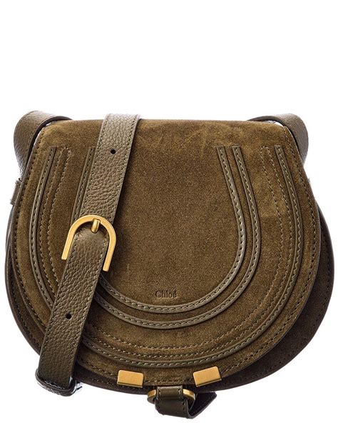 chloe mini marcie suede bag